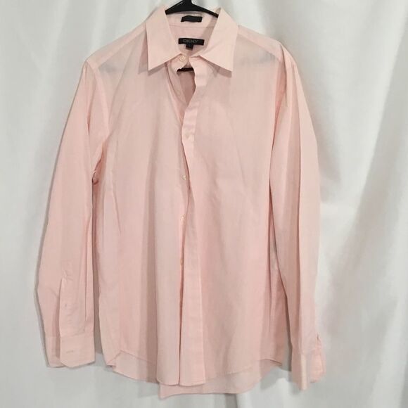 DKNY Cotton Slim Fit Striped Button Down (H9) - Picture 1 of 6